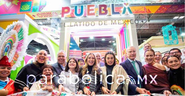 Anuncia en la FITUR que Puebla ser&aacute; sede del Foro Internacional de Turismo Cultural 2026