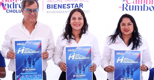 Anuncia Lupita Cuautle el Medio Marat&oacute;n del D&iacute;a del Pap&aacute; 2026