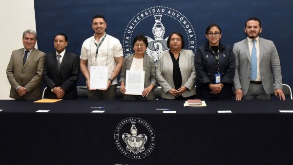 Firma convenio BUAP con IMSS Bienestar federal y Salud del Estado