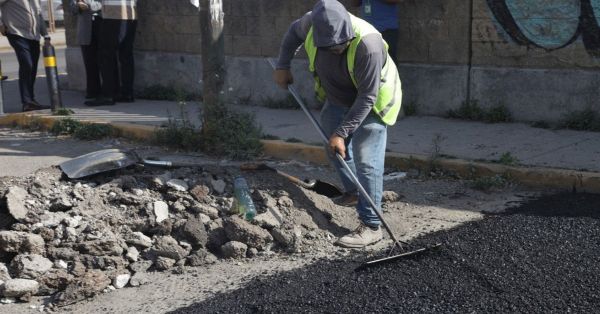 Contin&uacute;a Pepe Chedraui con supervisi&oacute;n a trabajos de bacheo por diferentes zonas de la ciudad