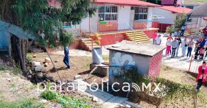 Interviene CAPCEE en escuela afectada por lluvia en San Jer&oacute;nimo Caleras