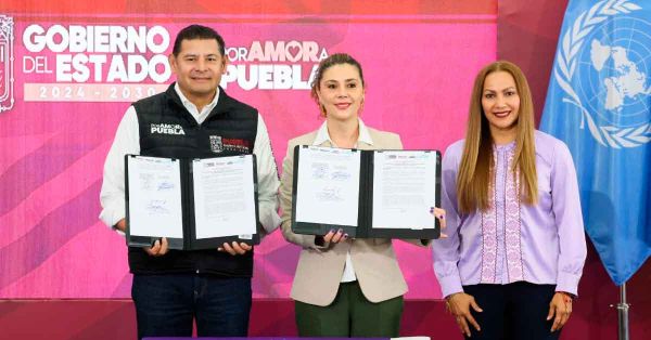 Acuerdan Puebla y ONU Mujeres agenda conjunta por la igualdad sustantiva