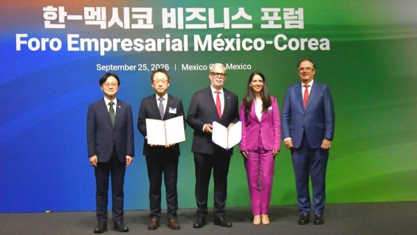Estrechan M&eacute;xico y la Corea del Sur relaci&oacute;n comercial y de negocios