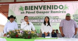 Fortalece P&aacute;vel Gaspar di&aacute;logo con productores ca&ntilde;eros del sur del estado