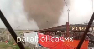 Detectan un tornado en el municipio de Cuyoaco