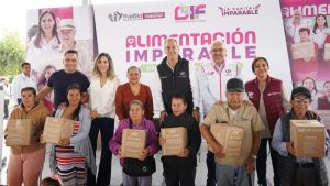 Otorga edil despensas del programa &ldquo;Alimentaci&oacute;n Imparable&rdquo; en Agua Santa