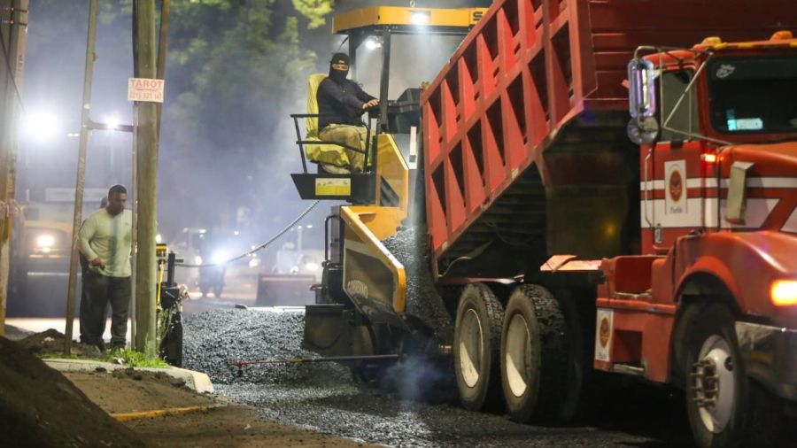 Encabeza Garc&iacute;a Parra supervisi&oacute;n de obras nocturnas en la Diagonal Defensores