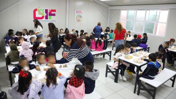 Inaugura el DIF Puebla Capital nuevo desayunador de preescolar