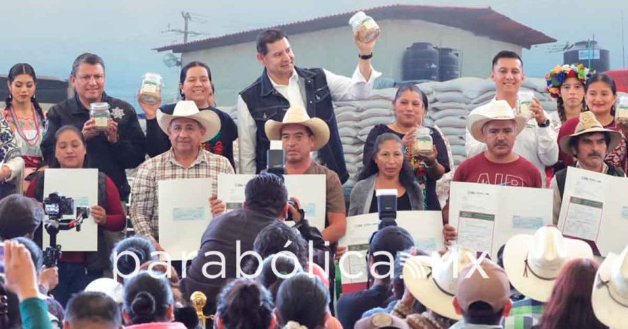 Entrega Armenta apoyos e incentivos para el campo en Zacapoaxtla