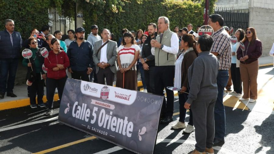Inaugur&oacute; Chedraui remodelaci&oacute;n vial en colonia El Salvador