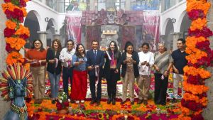 Inaugura Tonantzin Fern&aacute;ndez el Corredor de ofrendas en San Pedro