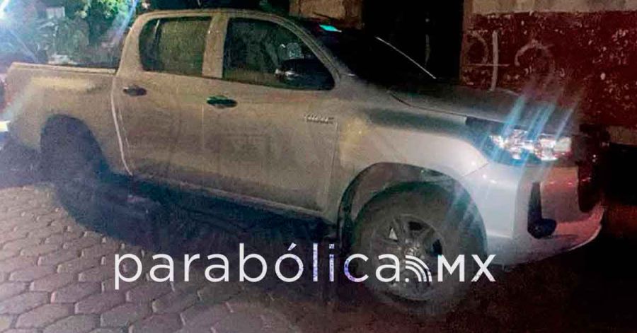 Recupera SSCyPC Cuautlancingo camioneta robada
