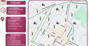 Informa SSC cierres y v&iacute;as alternas para este viernes en el Centro Hist&oacute;rico