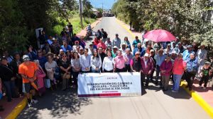 Inaugura Bety S&aacute;nchez pavimentaci&oacute;n de carretera Jicolapa-Tlalixtlipa