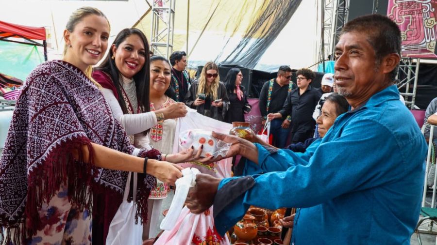 Encabeza Tonantzin Fern&aacute;ndez el Trueque de San Pedro Cholula