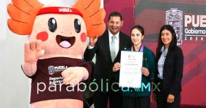 Reconoce Armenta a Mar&iacute;a Jos&eacute; Estrada oro en escalada deportiva de la Olimpiada Nacional