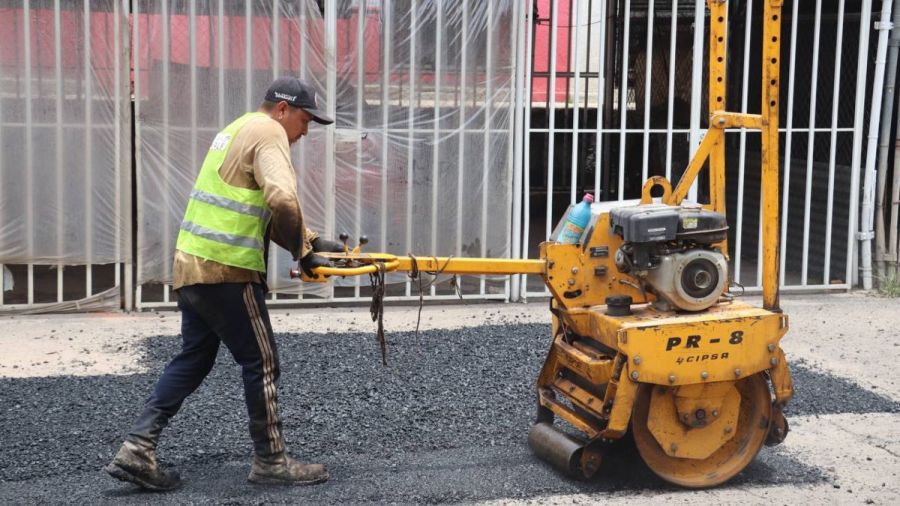 Gobierno capitalino mejora la infraestructura vial en Villa Verde