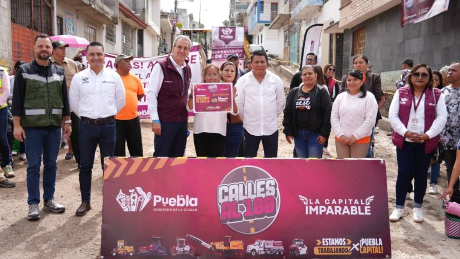 Realizan trabajos de pavimentaci&oacute;n en Santo Tom&aacute;s Chautla