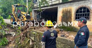 Brinda Protecci&oacute;n Civil atenci&oacute;n en Tlaola a poblaci&oacute;n afectada por las lluvias