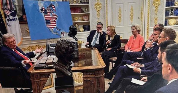 Presenta Trump a Venezuela, Canad&aacute; y Groenlandia como territorios de Estados Unidos&nbsp;