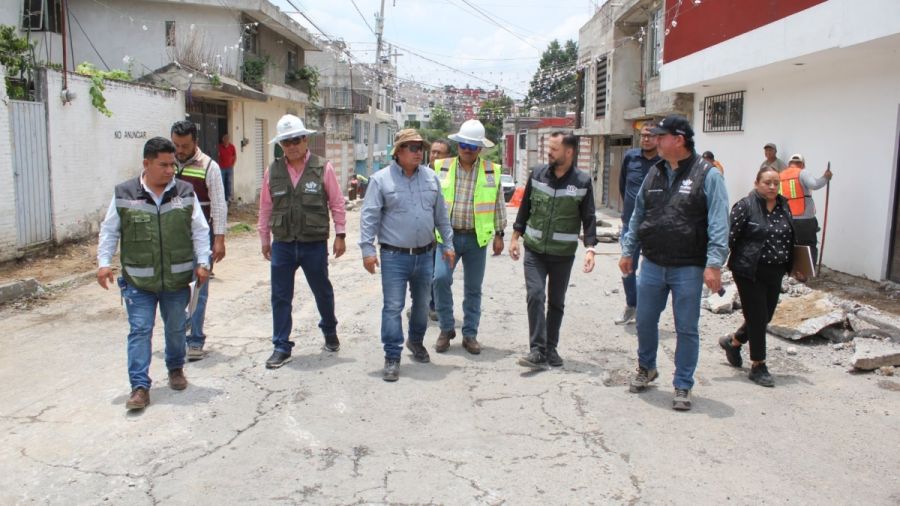 Realiza Ayuntamiento rehabilitaci&oacute;n vial en San Jer&oacute;nimo Caleras