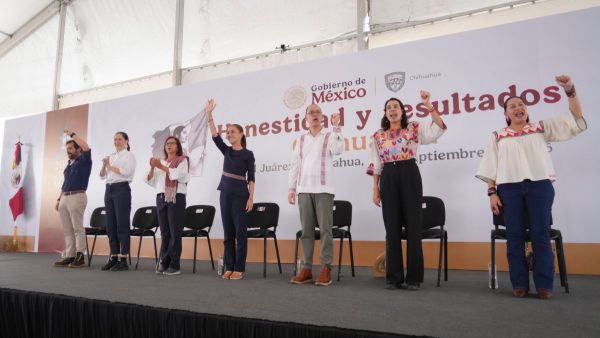 M&eacute;xico es libre, independiente y soberano: Sheinbaum desde Chihuahua