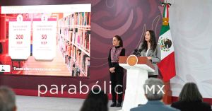 Avala Sheinbaum tasa cero en IVA para librer&iacute;as
