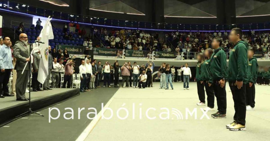 Abandera SEP a la delegaci&oacute;n poblana para Juegos Deportivos Nacionales Escolares