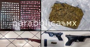 Caen cuatro narcomenudistas con coca&iacute;na y cristal en Tehuac&aacute;n