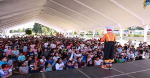 Celebran m&aacute;s de 6 mil menores su d&iacute;a en la Gran Feria de San Andr&eacute;s Cholula