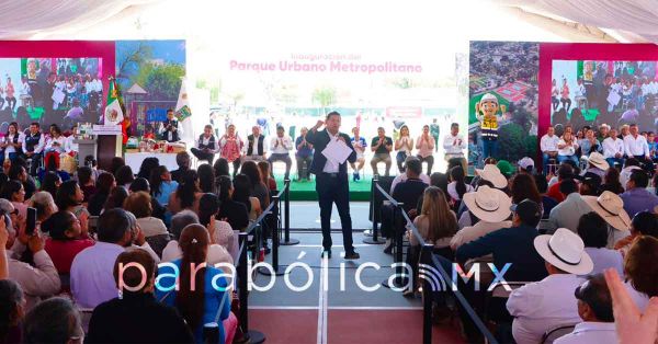 Inaugura Armenta la primera etapa del Parque Urbano Metropolitano