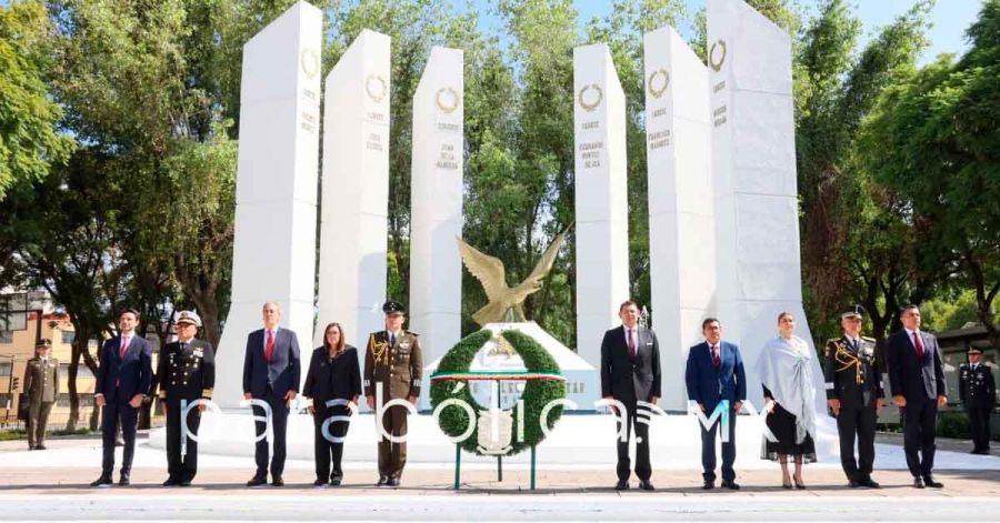 Conmemoran en Puebla a Ni&ntilde;os H&eacute;roes con llamados a defender soberan&iacute;a e independencia