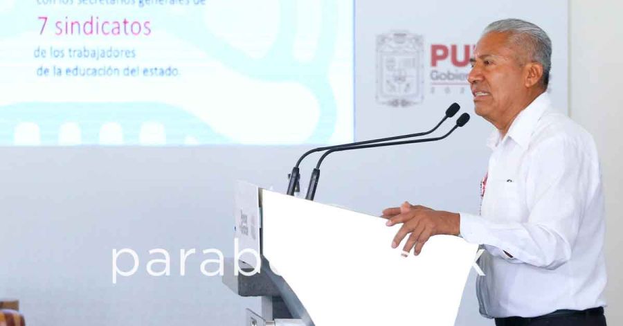 Acuerdan SEP Puebla y sindicatos colaboraci&oacute;n en el sector educativo