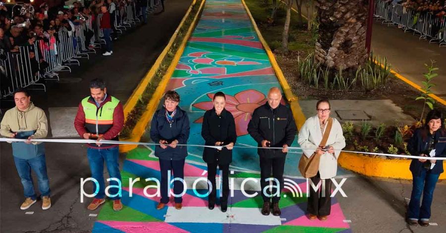 Inaugura Sheinbaum Senderos Seguros en Ecatepec