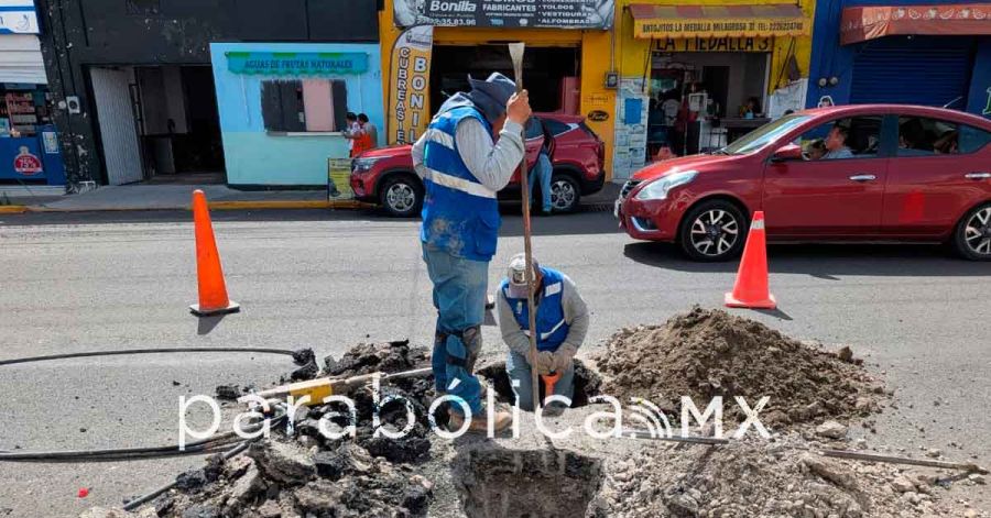 Se sancionar&aacute; a Agua de Puebla por da&ntilde;os a calles reci&eacute;n pavimentadas: Armenta