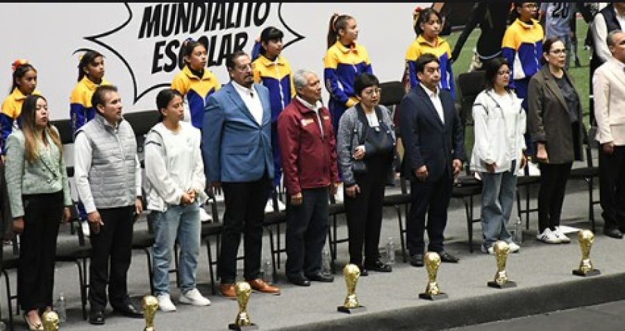 Inauguran en la BUAP el Mundialito Escolar 2026
