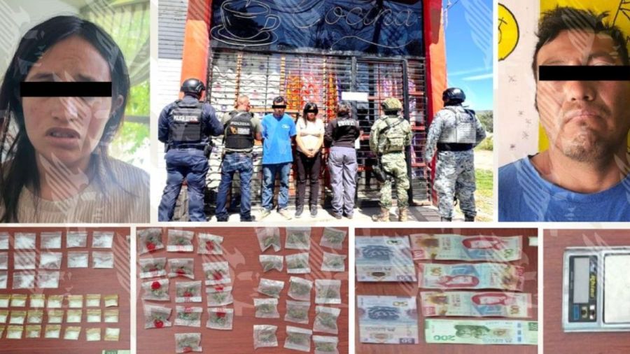 Caen dos por narcomenudeo en operativo interinstitucional