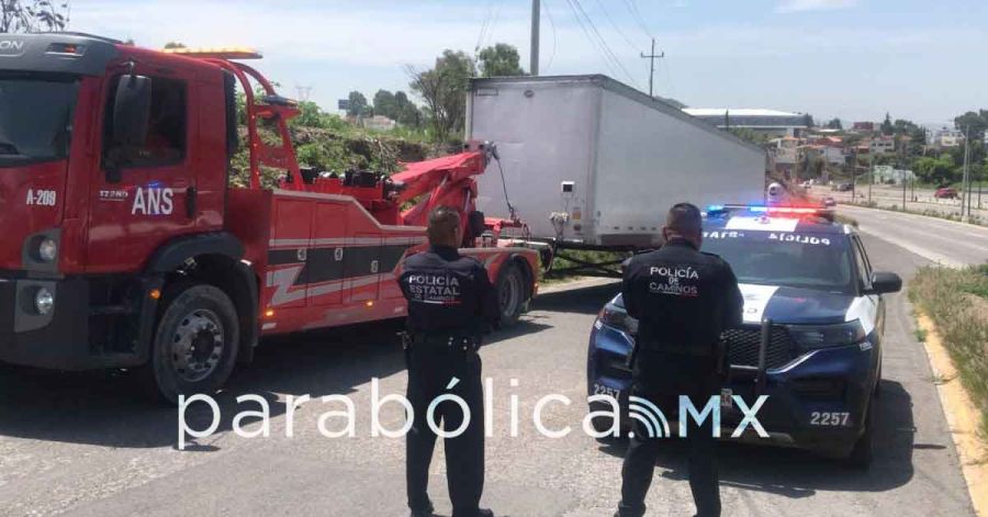 Recupera SSP contenedor robado con violencia y asegura veh&iacute;culo en Tlatlauquitepec