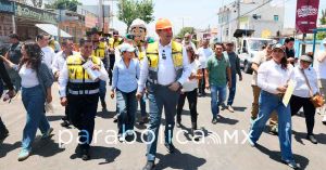 Supervisa Armenta la rehabilitaci&oacute;n de la Prolongaci&oacute;n de la Avenida 3 Sur