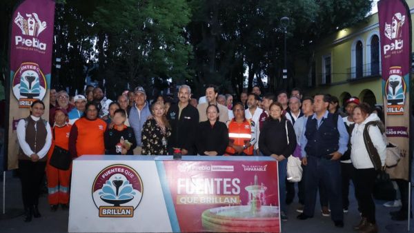 Inaugura Comuna mantenimiento integral de la Fuente &Aacute;lvaro Obreg&oacute;n