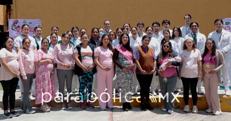 Refuerza IMSS Puebla realiza acciones para fomentar la lactancia exitosa.