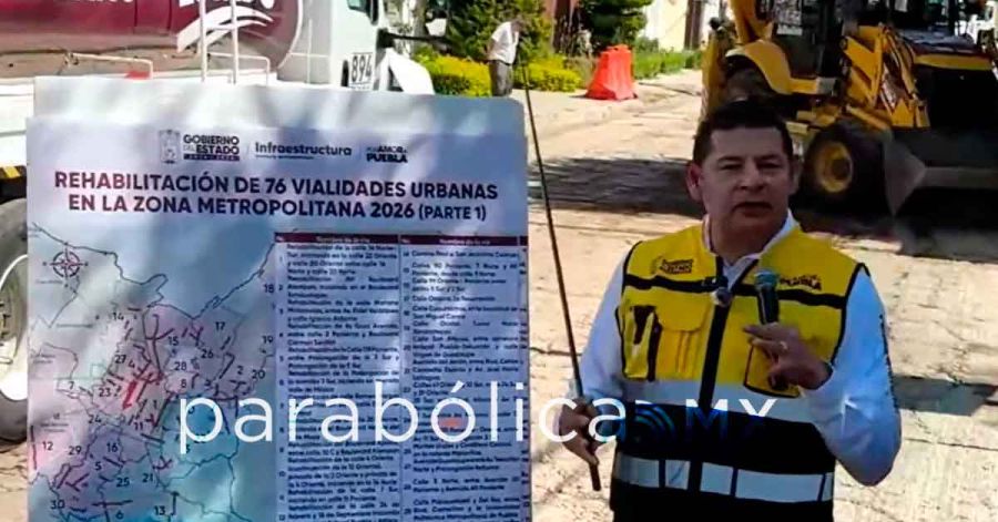 Supervisa Armenta obras en la 27 Sur y 11 Poniente