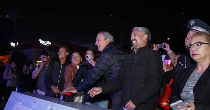 Inaugura Pepe Chedraui mantenimiento integral de la Fuente de los Frailes