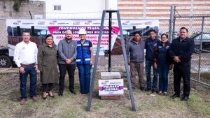 Inicia Lupita Cuautle construcci&oacute;n de barda en bachillerato