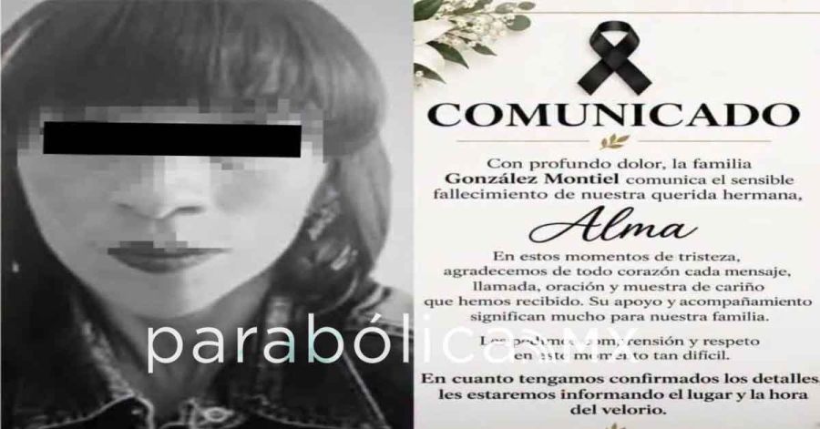 Hallan el cad&aacute;ver de la maestra Alma Gonz&aacute;lez en Cuautinch&aacute;n