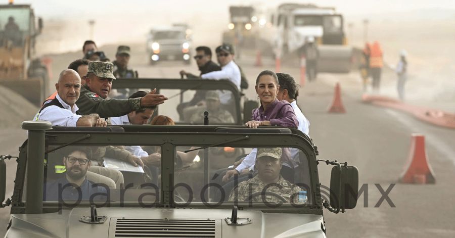 Registra Sheinbaum avance del tren CDMX-Pachuca