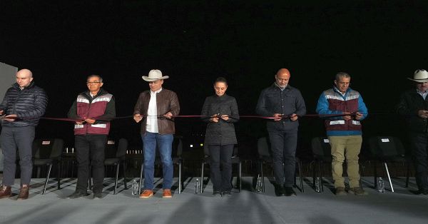 Inaugura Sheinbaum carretera Bavispe-Nuevo Casas Grandes