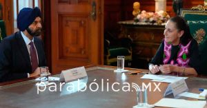 Recibe Sheinbaum al presidente de Grupo Banco Mundial
