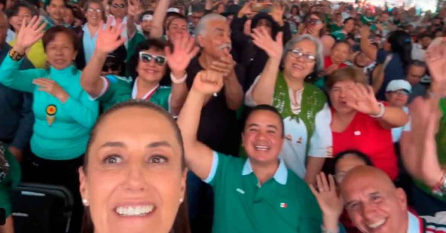 Acude Sheinbaum al Deportivo &ldquo;Hermanos Galeana&rdquo; para ver la inauguraci&oacute;n del Mundial