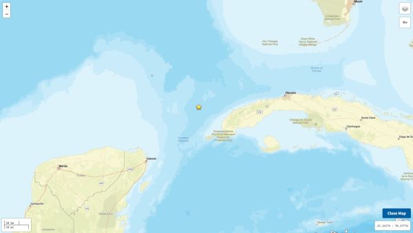 Sacude a Cuba terremoto de 6.1 grados